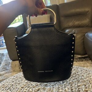 Barcelona Designer Leather Sandra Freckled Bag